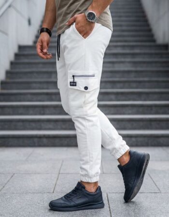 Jogging Cargo Blanc