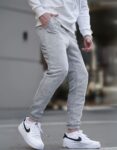 Jogging Basique Gris Chiné