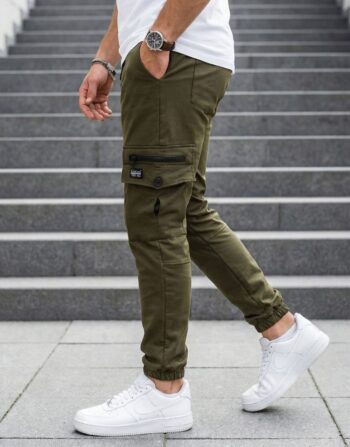 Jogging Cargo Vert Militaire