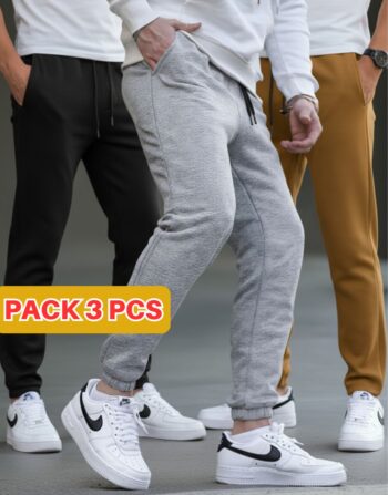 Lot de 3 Joggings Essentials