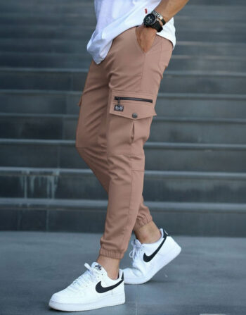 Jogging Cargo Beige Rosé