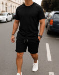 Ensemble T-shirt + Short Noir