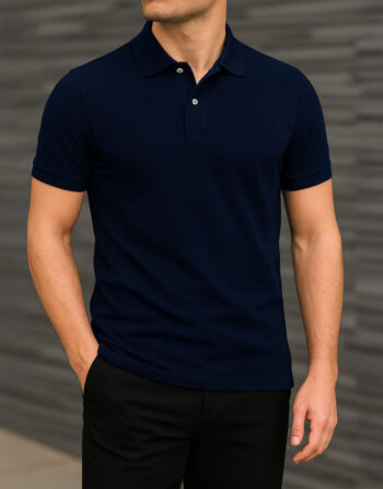 Polo Basique Bleu Marine