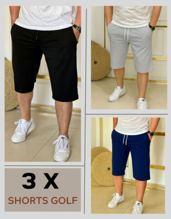 Lot de 3 X Shorts Golf REF0142