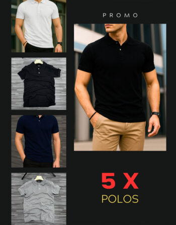 Lot de 5 X Polos REF0147