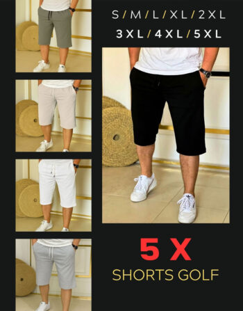 Lot de 5 X Shorts Golf - REF0167