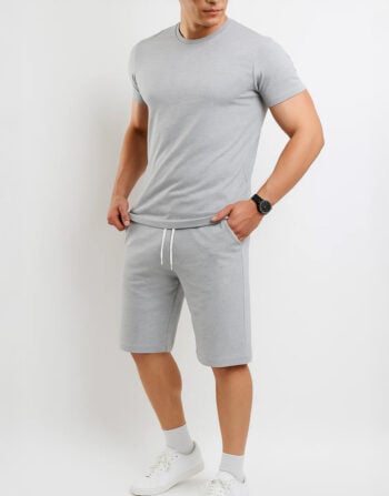 Ensemble T-shirt + GOLF - Gris Claire