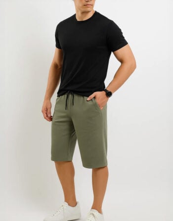 Ensemble T-shirt + GOLF - Noir + Vert Militaire