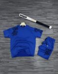 Ensemble T-shirt + Short Premium - Bleu Roi