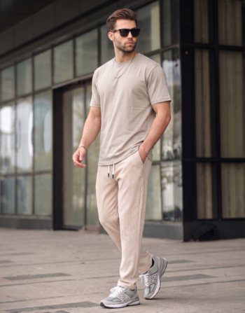 Ensemble Demi Oversize T-shirt + Pantalon Kamraya REF0221