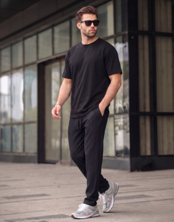 Ensemble Demi Oversize T-shirt + Pantalon Kamraya REF0217