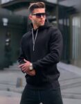 Sweat à Capuche Basique - Noir