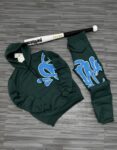 Ensemble Imprimé Graffiti Vert | Capuche + Jogging