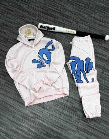 Ensemble Imprimé Graffiti Blanc | Capuche + Jogging