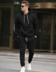 Ensemble Premium Noir | Sweat Zippé & Jogging Slim Fit