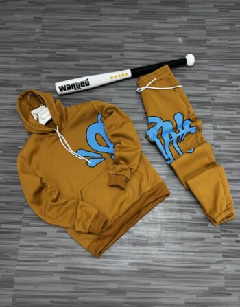 Ensemble Imprimé Graffiti Camel | Capuche + Jogging