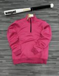 Sweatshirt Col Zippé - Rose