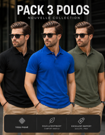 Lot de 3 Polos - REF0330