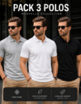 Lot de 3 Polos - REF0334 (Grandes Tailles Disponibles)